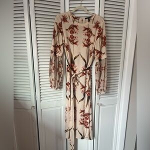 BCBG Floral Midi Dress size M